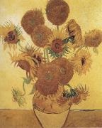 Vincent Van Gogh Sunflowers France oil painting artist